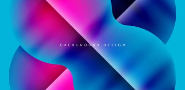 Renkli çember soyut arkaplan. Duvar kağıdı, afiş, sunum, arkaplan şablonu