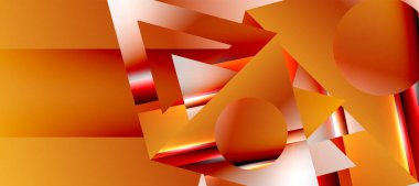 Triangle abstract background with shiny and glossy effects. Vector Illustration For Wallpaper, Banner, Background, Card, Book Illustration, landing page