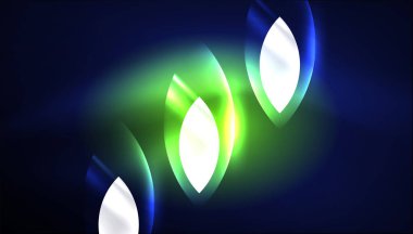 Soyut arka plan tekno neon parlayan daire şekilleri ve ışık efektli yuvarlak elemetler. Duvar kağıdı, afiş, arkaplan, iniş sayfası, duvar resimleri, davetiyeler, posterler için yüksek teknoloji tasarımı