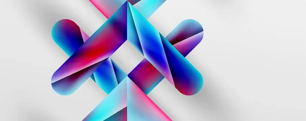 Треугольная Жидкость Цветовой Градиент Абстрактный Фон Векторная Иллюстрация Обоев Баннера — стоковый вектор