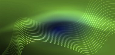 Soyut arkaplan neon dalgası. Duvar kağıdı, afiş, arkaplan, iniş sayfası, duvar resimleri, davetiyeler, posterler için yüksek teknoloji tasarımı