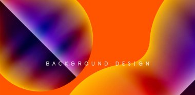 Renkli çember soyut arkaplan. Duvar kağıdı, afiş, sunum, arkaplan şablonu