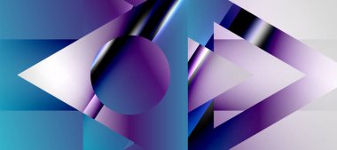 Triangle abstract background with shiny and glossy effects. Vector Illustration For Wallpaper, Banner, Background, Card, Book Illustration, landing page