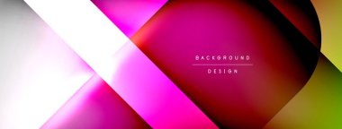 Vector abstract line background with glowing effects and shadows. Vector Illustration For Wallpaper, Banner, Background, Card, Book Illustration, landing page