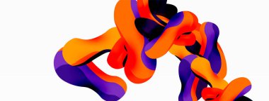 Yaratıcı geometrik duvar kağıdı. Sıçrama şekilleri kompozisyon arkaplanı. Duvar kağıdı, afiş, arkaplan veya iniş için tekno iş şablonu