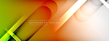 Soyut arkaplan - geometrik bileşim ışık ve gölgelerle oluşturuldu. Teknoloji veya iş dijital şablonu