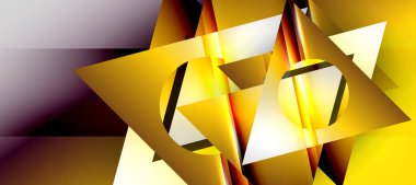 Triangle abstract background with shiny and glossy effects. Vector Illustration For Wallpaper, Banner, Background, Card, Book Illustration, landing page