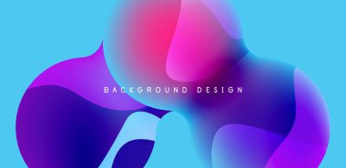 Bright abstract background glossy shiny circle and sphere composition. Minimalist geometric vector Illustration For Wallpaper, Banner, Background, Card