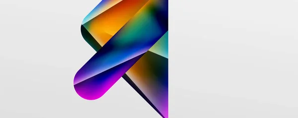 Треугольная Жидкость Цветовой Градиент Абстрактный Фон Векторная Иллюстрация Обоев Баннера — стоковый вектор