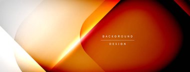 Vector abstract line background with glowing effects and shadows. Vector Illustration For Wallpaper, Banner, Background, Card, Book Illustration, landing page