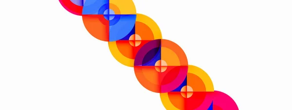 Коло Модний Мінімальний Геометричний Абстрактний Фон Векторна Ілюстрація Шпалер Банер — стоковий вектор