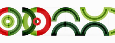 Renkli çember soyut arkaplan. Duvar kağıdı, afiş, sunum, arkaplan şablonu