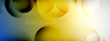 Çizgileri, daireleri olan hafif geometrik arkaplan