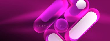 Neon dairesi soyut arkaplan. Duvar kağıdı, afiş, sunum, arkaplan şablonu