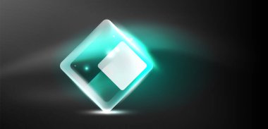 Neon hız oku ve çizgi arka planı şekillendirir. Parlak arka planlı yüksek teknoloji konsepti. Karanlıkta parlayan ışık efekti