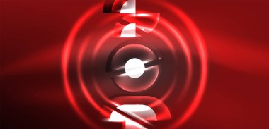 Soyut arkaplan parlayan neon halkalar ve sihirli ışık efektleri olan çizgiler. Duvar kağıdı, afiş, arkaplan, iniş sayfası, duvar resimleri, davetiyeler, posterler için yüksek teknoloji tasarımı