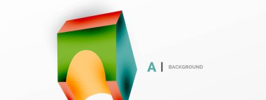 Soyut arkaplan - 3 boyutlu soyut şekil. Yapay zeka teknolojisi, engelleme zinciri, iletişim için duvar kağıdı, 5G, bilim, iş