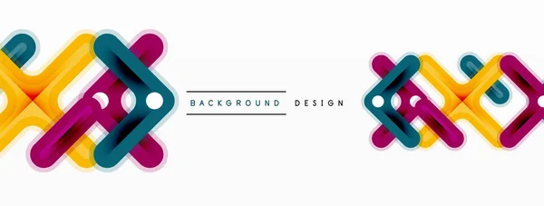 Cross Line Bakgrund Minimal Geometrisk Mall Design För Tapeter Banner — Stock vektor