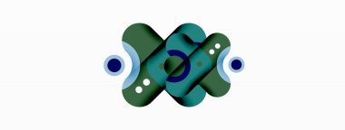 Yaratıcı geometrik duvar kağıdı. Minimum baloncuk oku ve çemberin soyut arkaplanı. Duvar kağıdı, afiş, arkaplan veya iniş için tekno iş şablonu