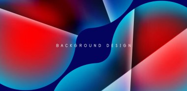 Renkli çember soyut arkaplan. Duvar kağıdı, afiş, sunum, arkaplan şablonu