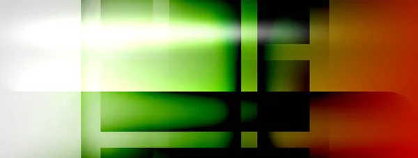 光と影の正方形と線の抽象的な背景 — ストックベクタ