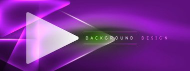 Canlı Geometrik Neon Parlak Hat Arkaplanı. Biçimlerin, Satırların, Renklerin ve Parıltının Cesur ve Çarpıcı Gösterimi, Gelecekçi Modern Tasarımlar İçin Mükemmel, Yüksek Teknolojik Sunumlar, Teknoloji Web Sayfaları