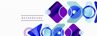 Soyut üçgenler ve en küçük geometrik arkaplan