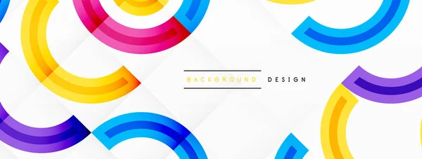 Fondo Abstracto Círculo Colorido Con Diseño Vibrante Llamativo Que Incorpora — Archivo Imágenes Vectoriales