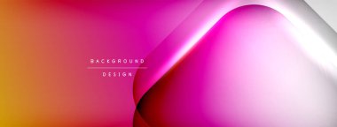 Vector abstract line background with glowing effects and shadows. Vector Illustration For Wallpaper, Banner, Background, Card, Book Illustration, landing page
