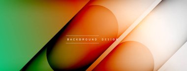 Soyut arkaplan - geometrik bileşim ışık ve gölgelerle oluşturuldu. Teknoloji veya iş dijital şablonu