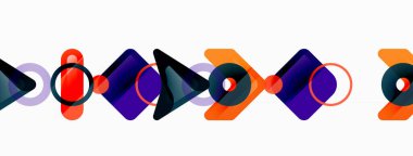 Soyut üçgenler ve en küçük geometrik arkaplan