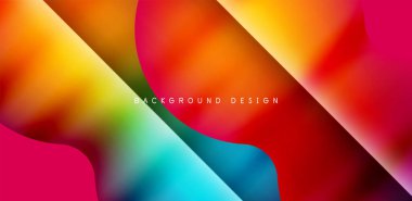 Renkli çember soyut arkaplan. Duvar kağıdı, afiş, sunum, arkaplan şablonu