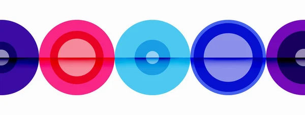 Cirkel Trendig Minimal Geometrisk Abstrakt Bakgrund Vektor Illustration För Bakgrund — Stock vektor