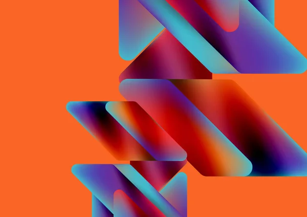Tech Minimal Geometric Wallpaper Creative Abstract Background Vector Illustration Wallpaper — Διανυσματικό Αρχείο