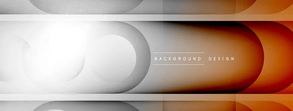 Light Geometric Abstract Background Lines Circles — Vector de stock
