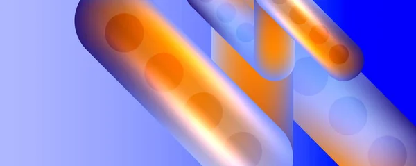 Shapes Lines Fluid Gradients Abstract Background Vector Illustration Wallpaper Banner — Stockvektor