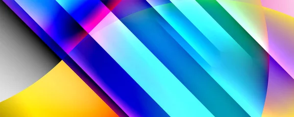 Trendige Einfache Flüssige Farbverlauf Abstrakten Hintergrund Mit Dynamischen Linieneffekt Vektor — Stockvektor