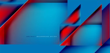 Akışkan gradyan renklerle dinamik üçgen tasarımı soyut arkaplan