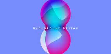 Spheres and circles abstract background, trendy colorful design. Vector Illustration For Wallpaper, Banner, Background, Card, Book Illustration, landing page