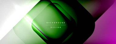 Vector abstract line background with glowing effects and shadows. Vector Illustration For Wallpaper, Banner, Background, Card, Book Illustration, landing page
