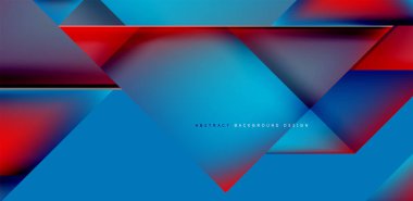 Akışkan gradyan renklerle dinamik üçgen tasarımı soyut arkaplan