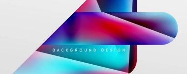 Triangle fluid color gradient abstract background. Vector Illustration For Wallpaper, Banner, Background, Card, Book Illustration, landing page