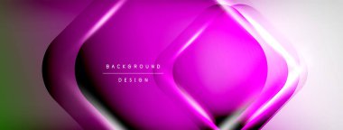 Vector abstract line background with glowing effects and shadows. Vector Illustration For Wallpaper, Banner, Background, Card, Book Illustration, landing page