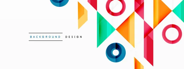 Círculo Mínimo Fondo Abstracto Diseño Para Papel Pintado Banner Fondo — Vector de stock