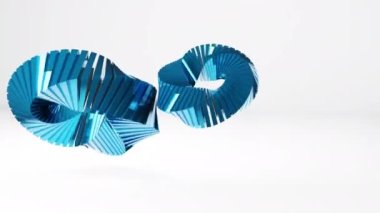 Soyut 3d spiral döngü video hareket grafikleri