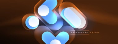 Neon dairesi soyut arkaplan. Duvar kağıdı, afiş, sunum, arkaplan şablonu