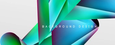 Triangle fluid color gradient abstract background. Vector Illustration For Wallpaper, Banner, Background, Card, Book Illustration, landing page