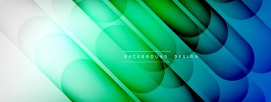 Çizgileri, daireleri olan hafif geometrik arkaplan