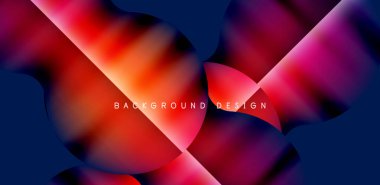 Colorful bubble abstract background with shadow effects. Minimalist geometric vector Illustration For Wallpaper, Banner, Background, Card, Book Illustration, landing page