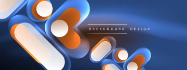 Neon dairesi soyut arkaplan. Duvar kağıdı, afiş, sunum, arkaplan şablonu